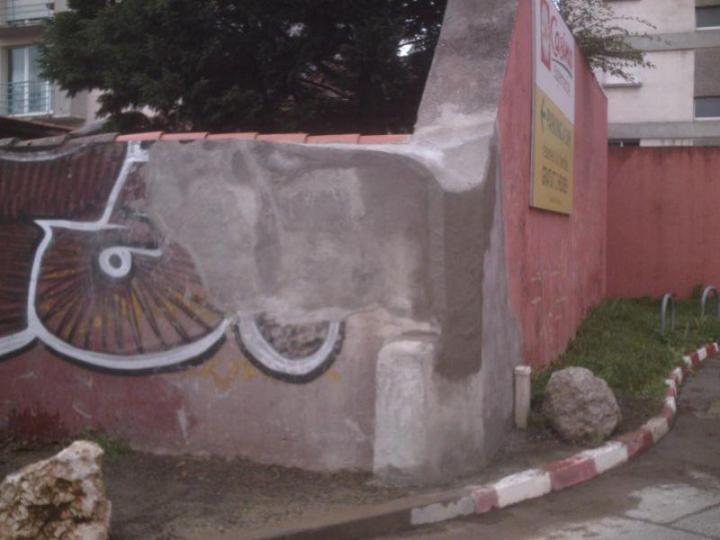 Petite maçonnerie : réfection de trottoir Mure